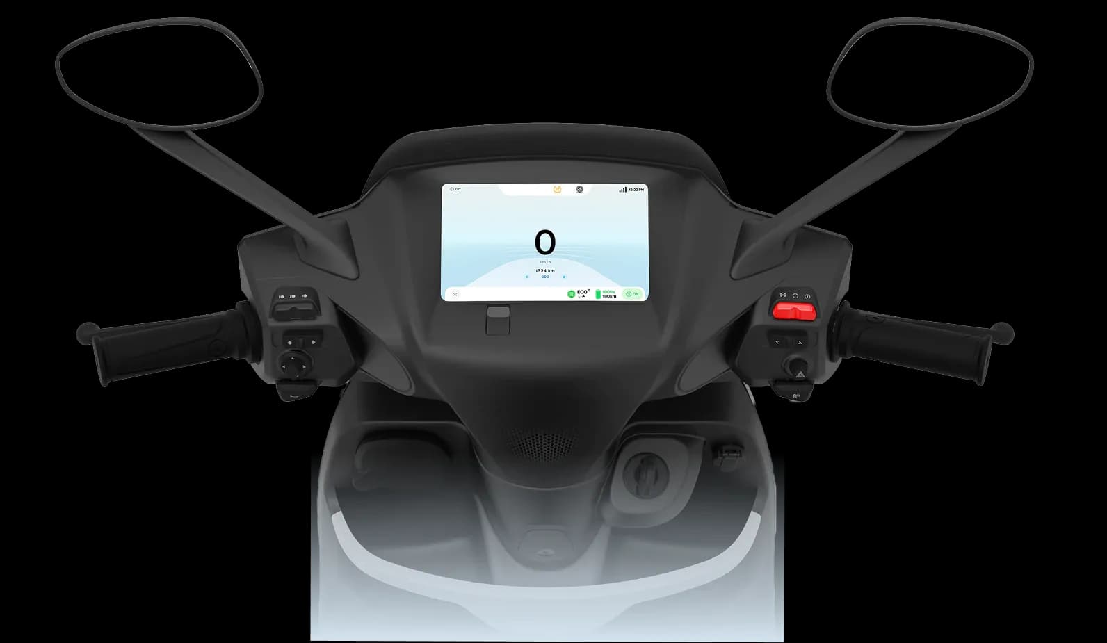 Simple Energy Wave handlebar with smart touch display console